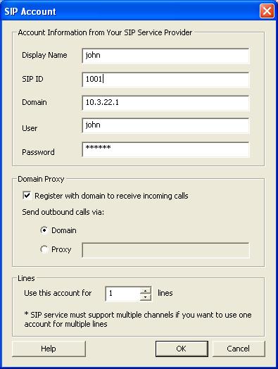 Asterisk SIP Setup